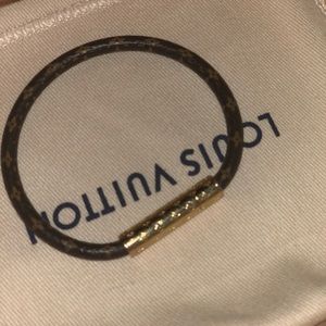 Authentic LV leather bracelet